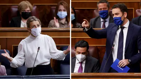 Yolanda Díaz y Teodoro García Egea Yolanda Díaz y Teodoro García Egea