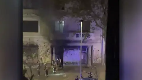 Incendio casa okupada Barcelona Incendio casa okupada Barcelona
