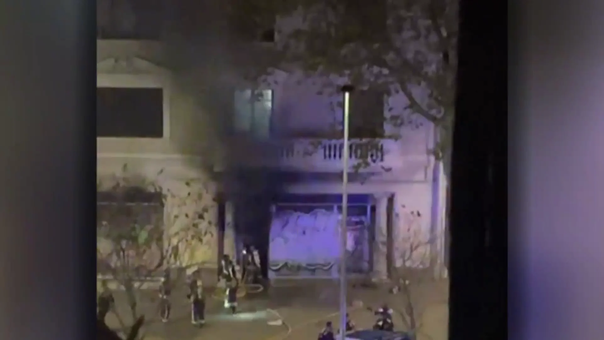 Incendio casa okupada Barcelona