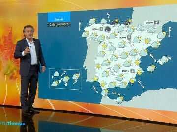 Un frente entra en la Pen&iacute;nsula por el norte dejando lluvias en el Cant&aacute;brico y descenso t&eacute;rmico