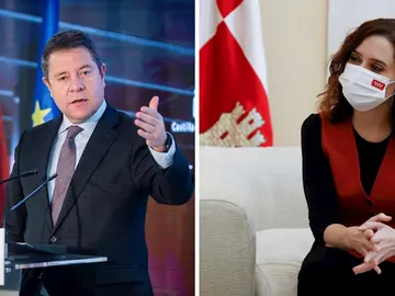 Emiliano García Page e Isabel Díaz Ayuso Emiliano García Page e Isabel Díaz Ayuso