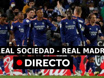 Real Sociedad - Real Madrid: Resultado del partido de hoy de la Liga Santander, en directo (0-2)