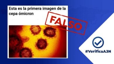 Imágenes engañosas y carteles de películas manipulados entre los bulos sobre la variante ómicron del coronavirus