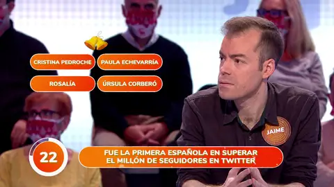 Los seguidores de Cristina Pedroche despistan a Jaime en ‘Una de Cuatro’ Los seguidores de Cristina Pedroche despistan a Jaime en ‘Una de Cuatro’