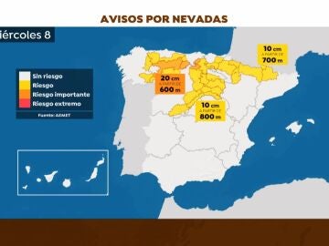Jornada de lluvias dispersas y temperaturas estables antes de la llegada de nevadas en el centro y norte del pa&iacute;s
