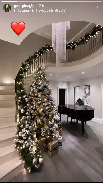 Georgina Rodríguez decora su casa por Navidad Georgina Rodríguez decora su casa por Navidad