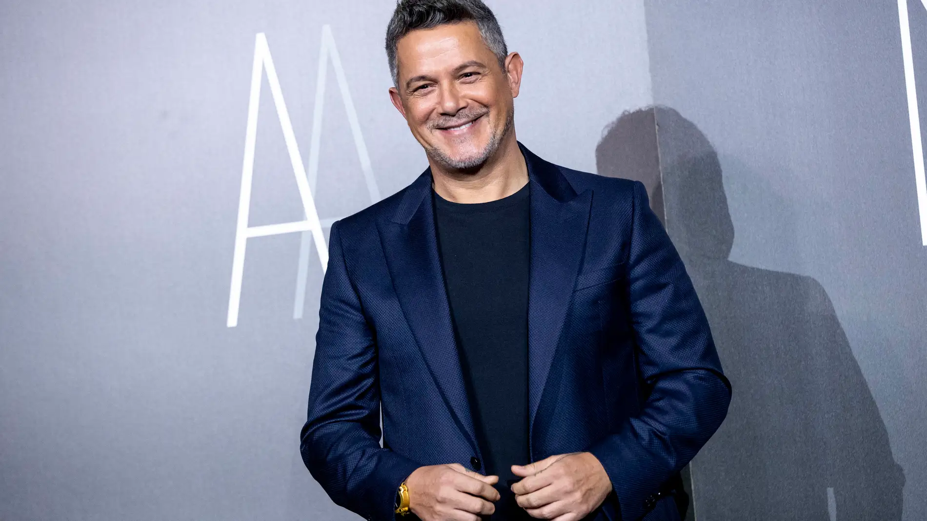 Alejandro Sanz en la premier de su álbum 'Sanz'.