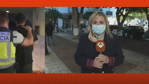 Detenido en Estepona. Detenido en Estepona.