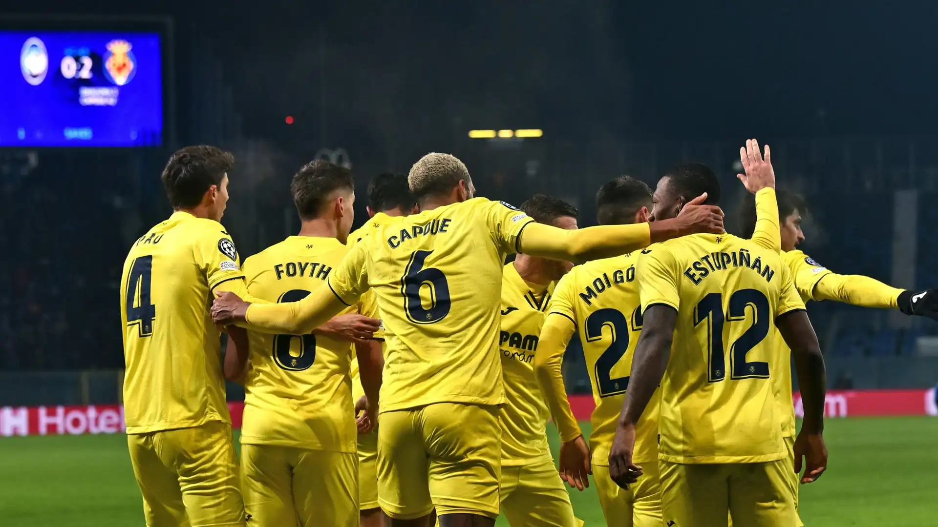 El Villarreal, a octavos de Champions League tras sufrir ante el Atalanta El Villarreal, a octavos de Champions League tras sufrir ante el Atalanta
