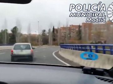 Persecución policial en Madrid