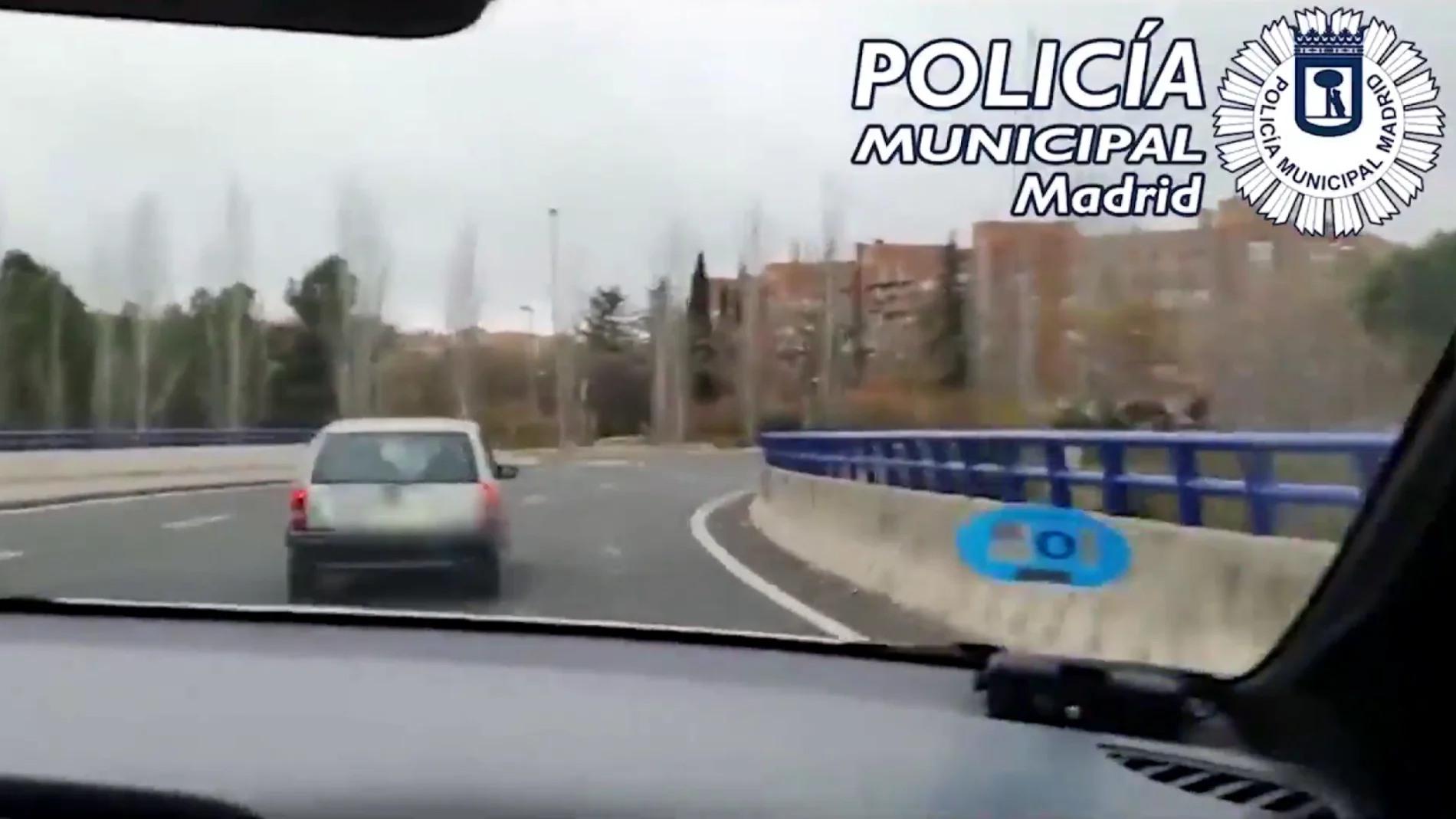 Persecución policial en Madrid