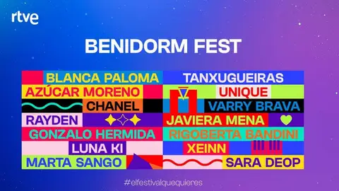Cartel del Benidorm Fest Cartel del Benidorm Fest