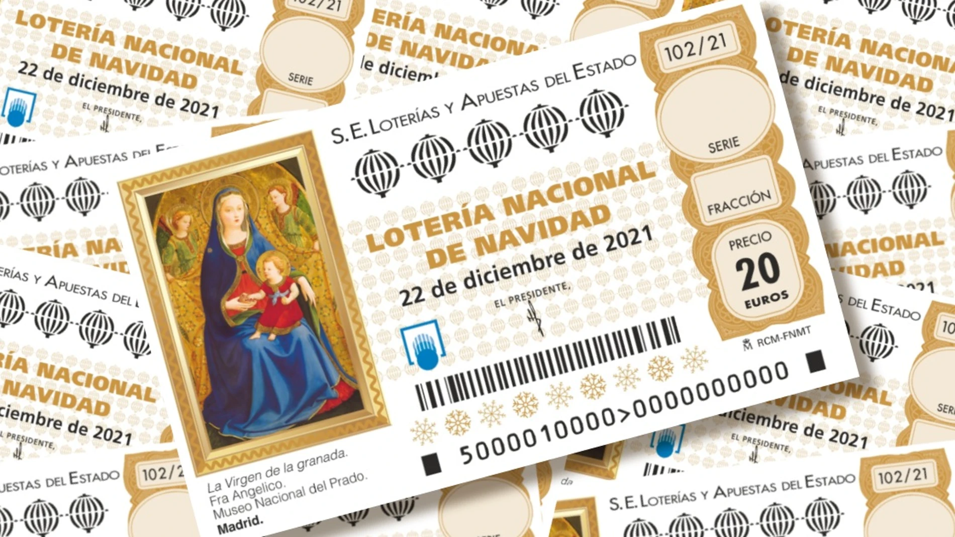 Participaciones de Lotería de Navidad 2021