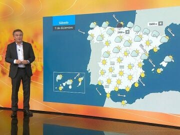 Lluvias y nieves en el norte y fuertes rachas de viento en el este peninsular 
