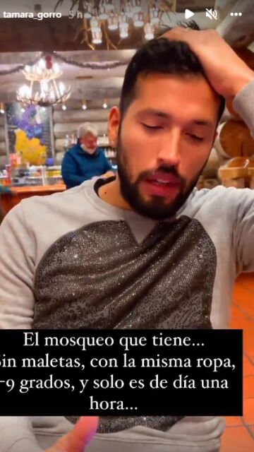 Historia de Instagram de Tamara Gorro sobre Ezquiel Garay
