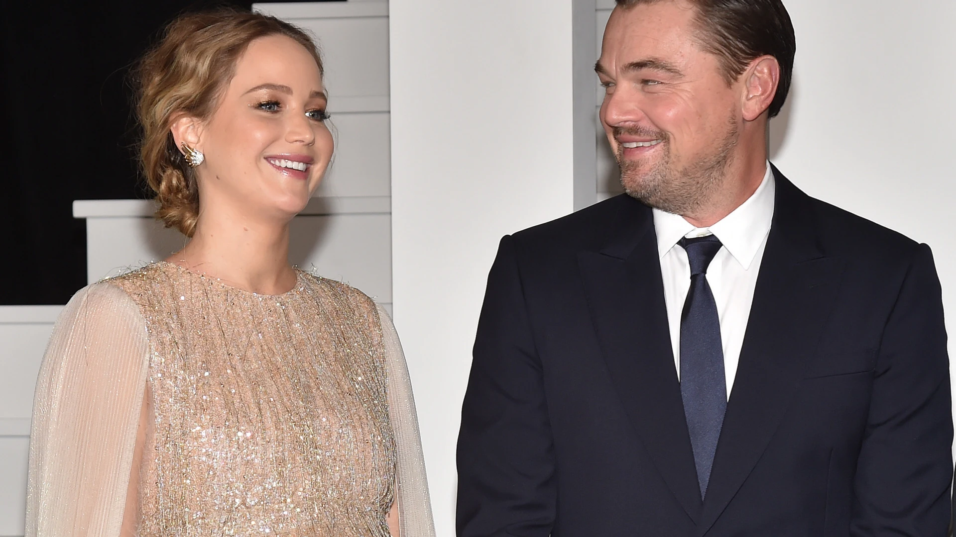 Jennifer Lawrence y Leonardo DiCaprio