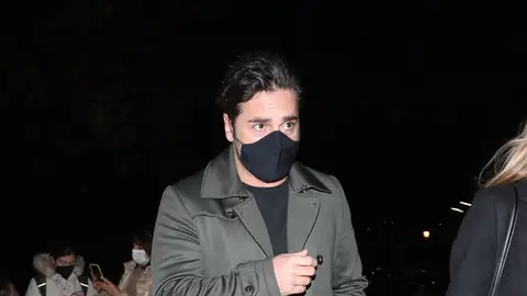 David Bustamante en el funeral de Verónica Forqué David Bustamante en el funeral de Verónica Forqué