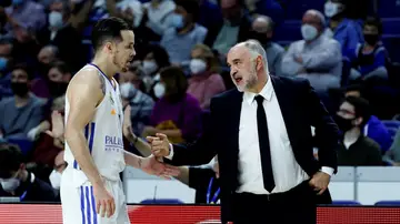 Pablo Laso y Thomas Heurtel