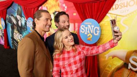 Matthew McConaughey junto a sus compañeros de reparto