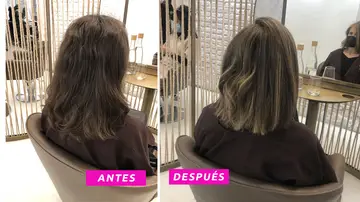 El antes y el después de mi cabello