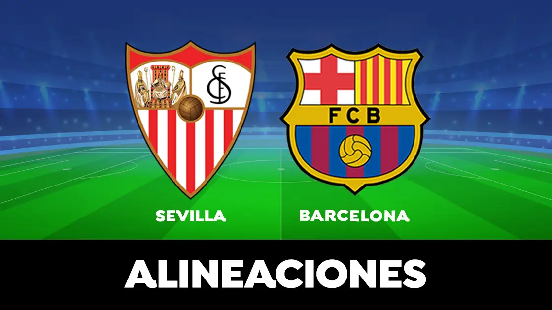 Alineaci&oacute;n del Barcelona en el partido de hoy ante el Sevilla de la Liga Santander