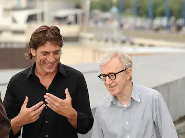 Javier Bardem y Woody Allen en 2008 en el Festival de San Sebastián Javier Bardem y Woody Allen en 2008 en el Festival de San Sebastián