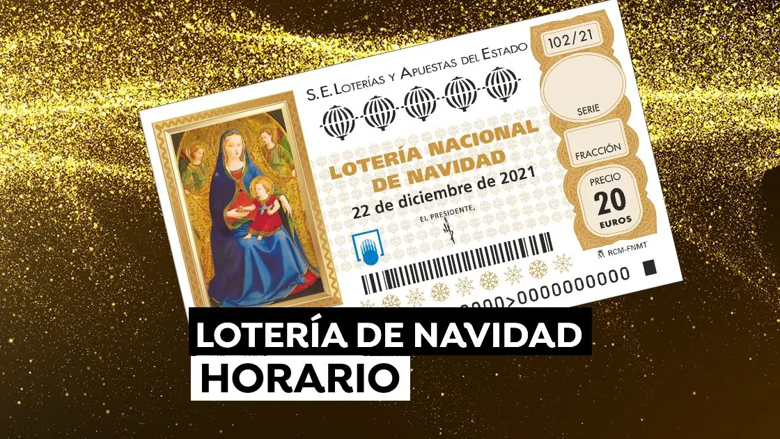 Sorteo Extraordinario de Navidad: Hora Loter&iacute;a de Navidad 2021