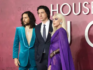 Jared Leto, Adam Driver y Lady Gaga Jared Leto, Adam Driver y Lady Gaga