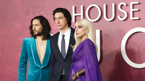 Jared Leto, Adam Driver y Lady Gaga Jared Leto, Adam Driver y Lady Gaga