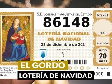86148, el Gordo de la Lotería de Navidad 2021