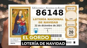 86148, el Gordo de la Lotería de Navidad 2021
