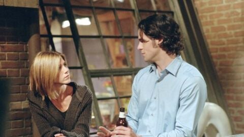 Jennifer Aniston y Eddie Cahill en 'Friends'