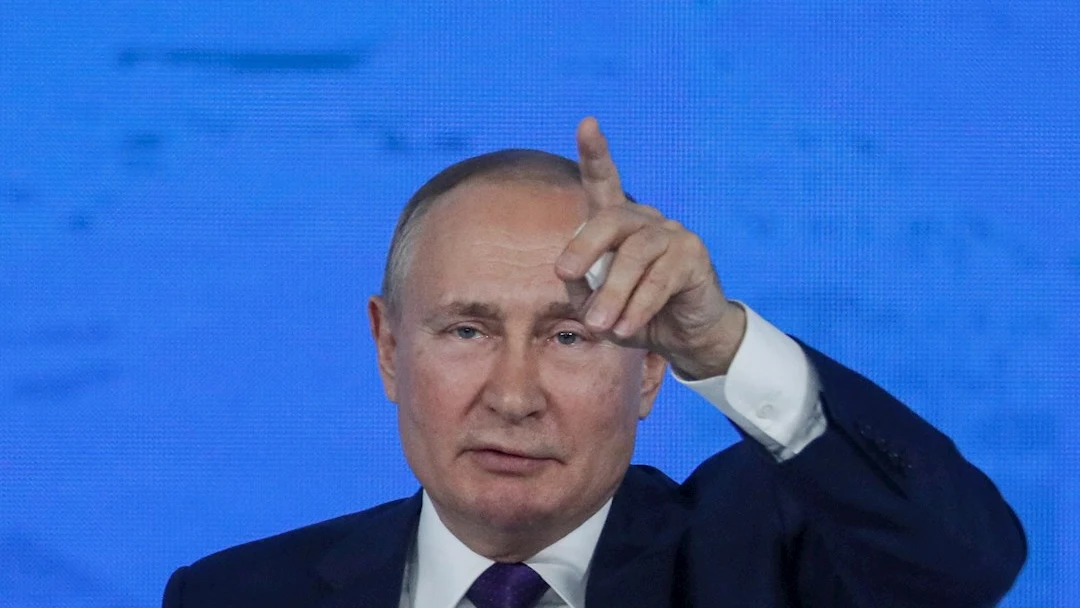 Vladimir Putin amenaza a Occidente con atacar en Ucrania con medidas de carácter militar y técnico Vladimir Putin amenaza a Occidente con atacar en Ucrania con medidas de carácter militar y técnico