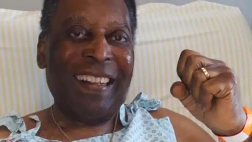 Pelé, en el hospital Pelé, en el hospital