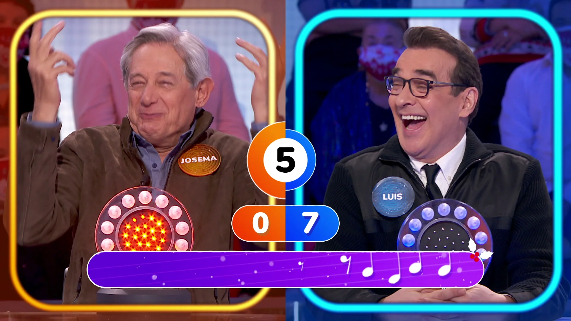 El surrealista duelo entre Josema Yuste y Luis Merlo: “¡Soy original, no quiero acertar!” El surrealista duelo entre Josema Yuste y Luis Merlo: “¡Soy original, no quiero acertar!”