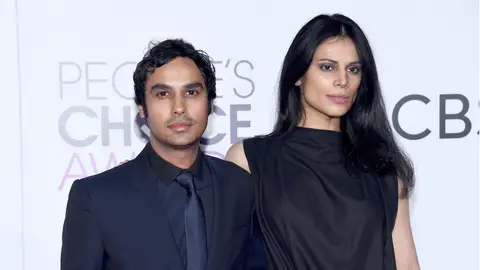Kunal Nayyar y su mujer Neha Kapur Kunal Nayyar y su mujer Neha Kapur