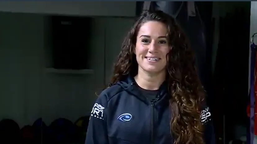 Claudia, única boxeadora española en la MMA Claudia, única boxeadora española en la MMA