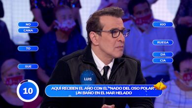 ‘Palabras cruzadas’, el nuevo juego de ‘Pasapalabra’ que se le resiste a Marco Antonio, Luis Merlo y Alaska