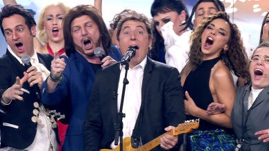 Luis Fonsi, Rosario y Carlos Baute, en el Concierto de Año Nuevo de 'Tu cara me suena'