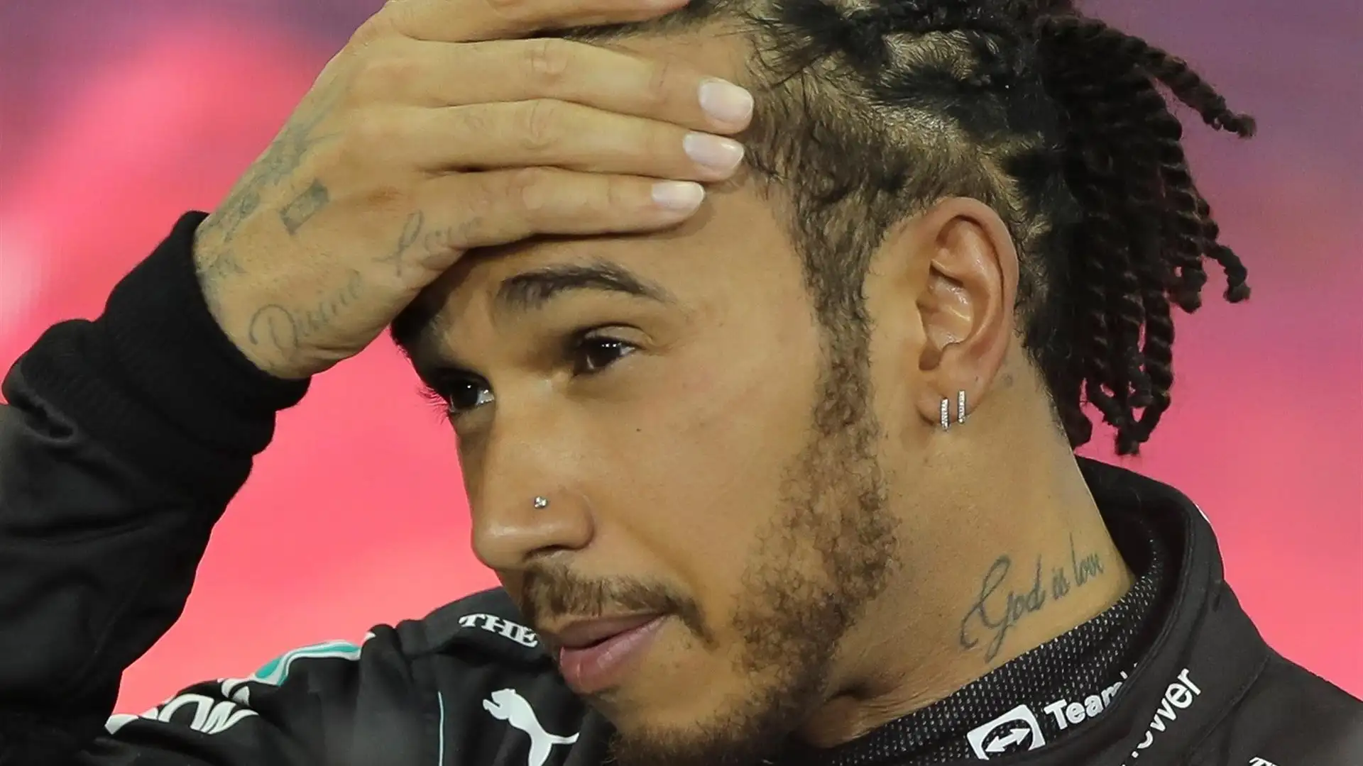 El piloto de Mercedes Lewis Hamilton