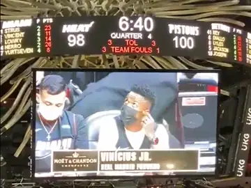 El incómodo momento de Vinicius en la cancha de los Miami Heat: ¿no le conocen o no se dieron cuenta? El incómodo momento de Vinicius en la cancha de los Miami Heat: ¿no le conocen o no se dieron cuenta?