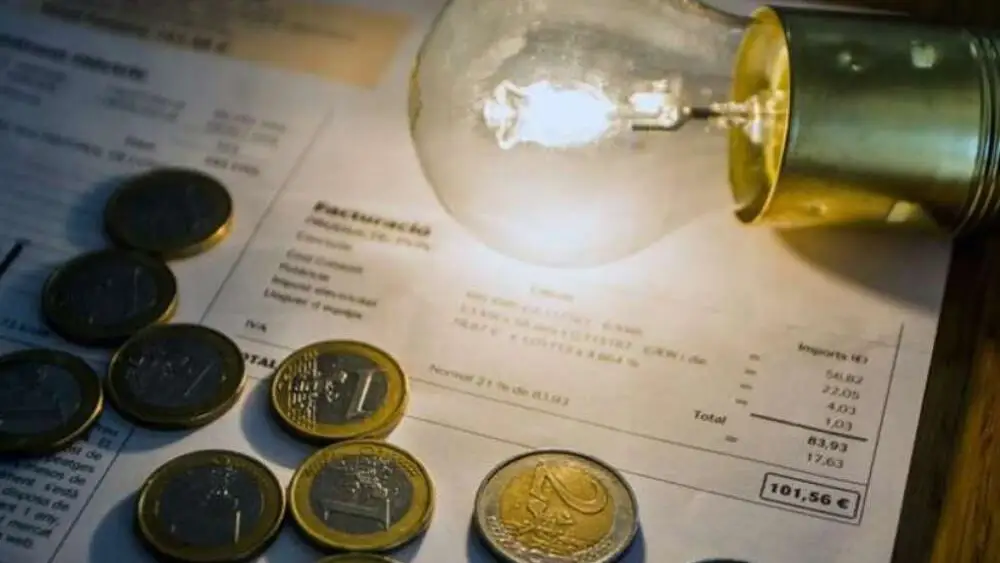 Imagen de archivo de una factura el&eacute;ctrica