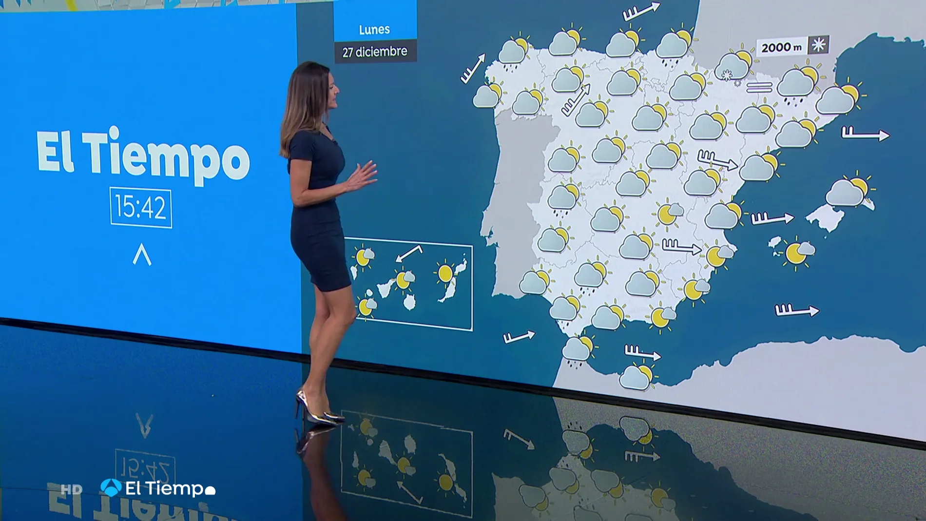 Lluvias fuertes en Galicia y una subida de temperaturas en la Península