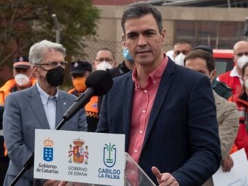 Pedro Sánchez visita La Palma