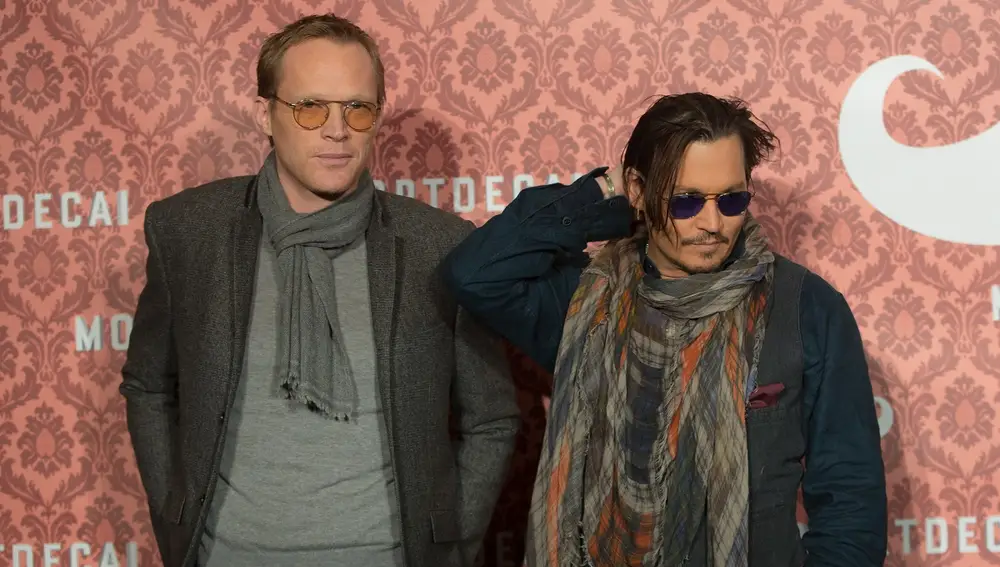 Paul Bettany y Johnny Depp