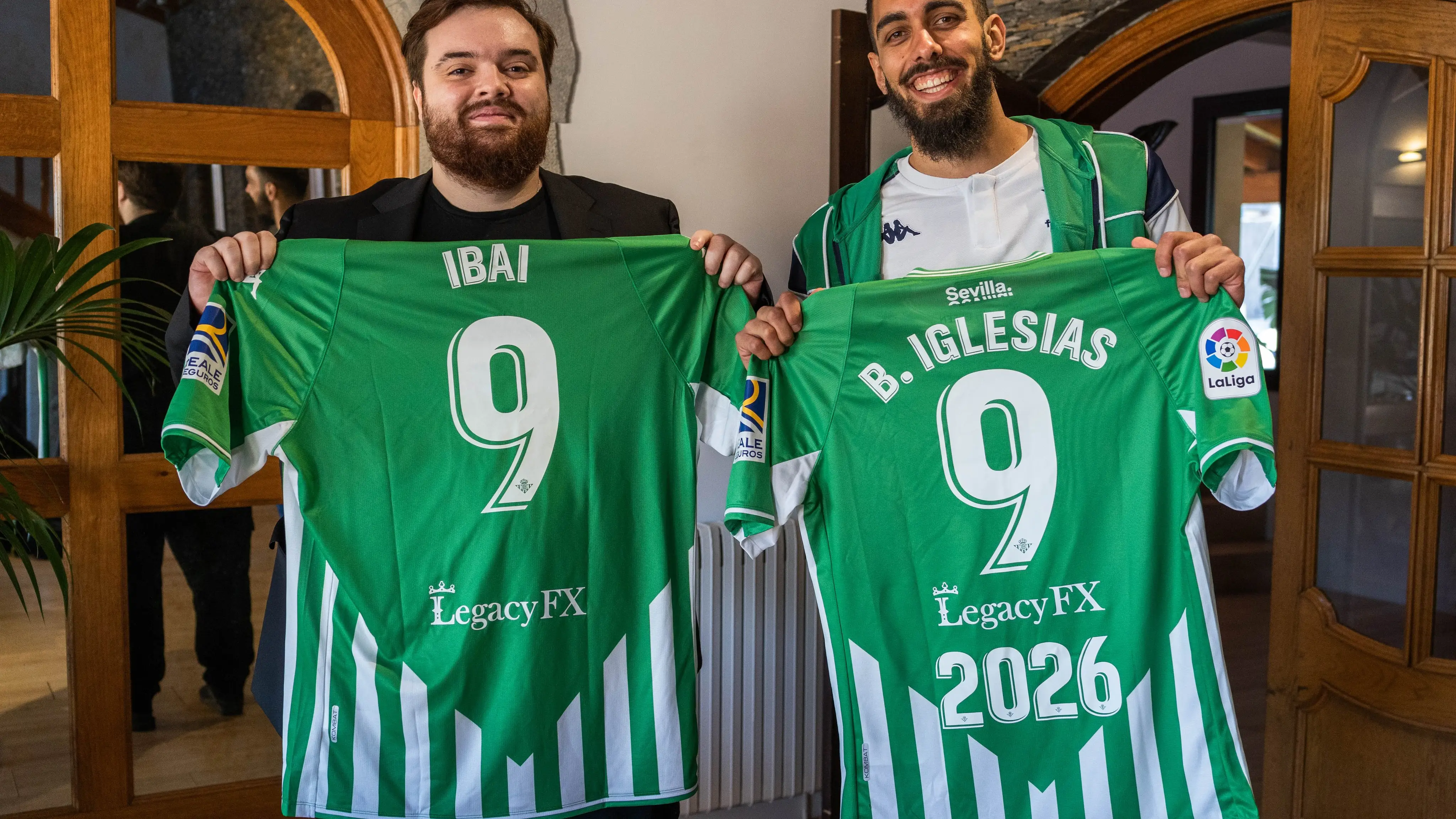 Ibai Llanos y Borja Iglesias Ibai Llanos y Borja Iglesias