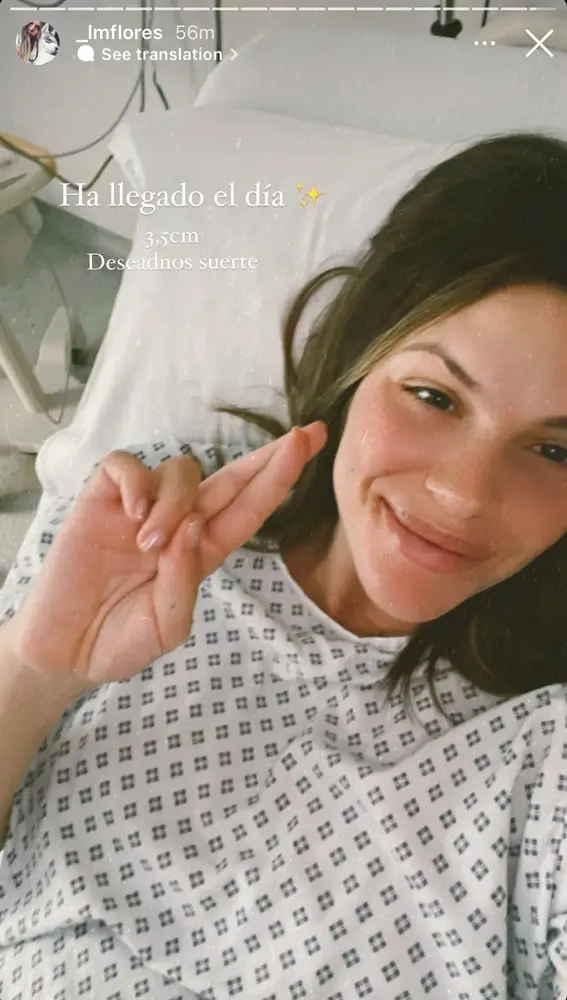 Laura Matamoros ingresa en el hospital para dar a luz a su segundo hijo