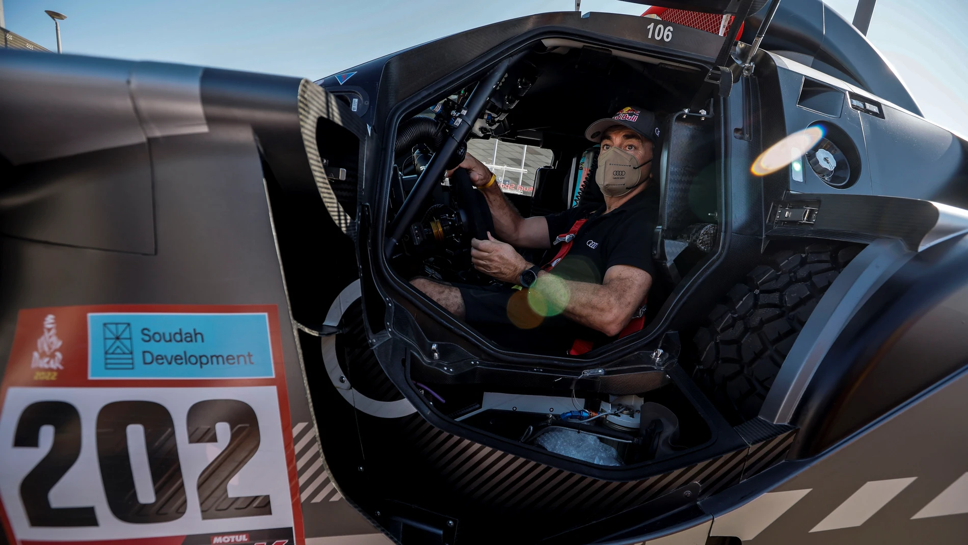 Carlos Sainz en el Rally Dakar