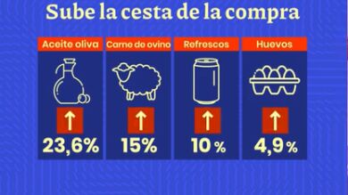 Sube la cesta de la compra: esto es lo que pagarás de más por el aceite, la carne, los refrescos y los huevos