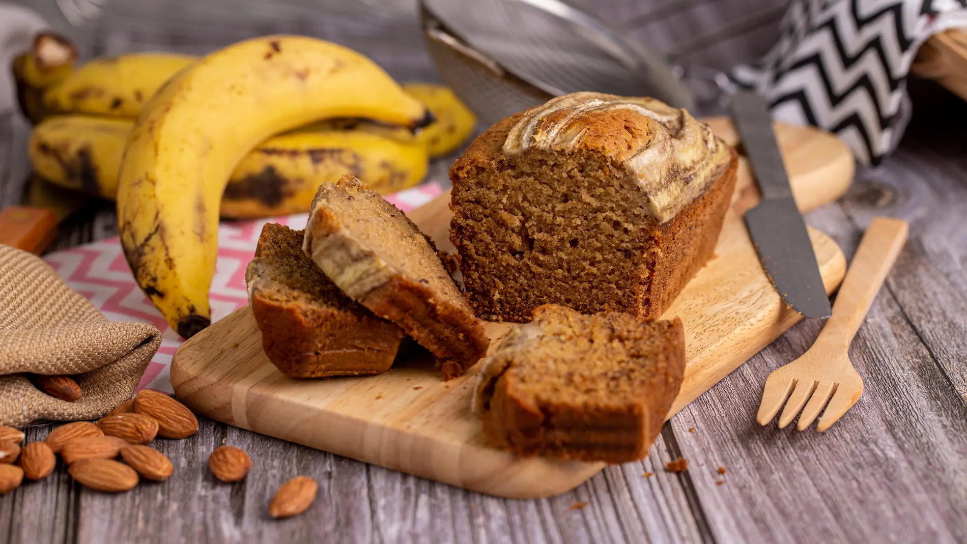 Banana Cake casero